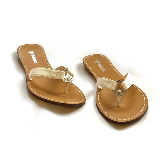 Shoes - Women's JUNO White Glamour Sandals by Groove 6/7/9